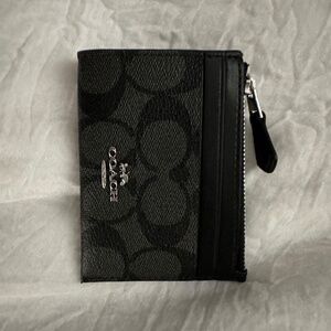 Black Coach Mini Wallet